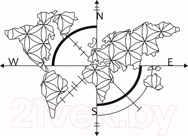 Изображение товара Декор настенный Woodary 2307 (360x500)