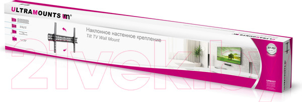 Изображение товара Кронштейн для телевизора Ultramounts UM 835T (черный)