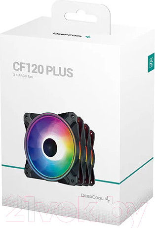Изображение товара Набор вентиляторов для корпуса Deepcool CF120 Plus (DP-F12-AR-CF120P-3P)