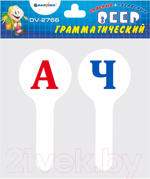 Изображение товара Касса-веер Darvish DV-2766 (гласные и согласные)
