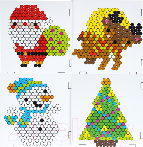 Изображение товара Развивающая игра Bondibon Новогодняя аквамозаика с Буки / ВВ3725