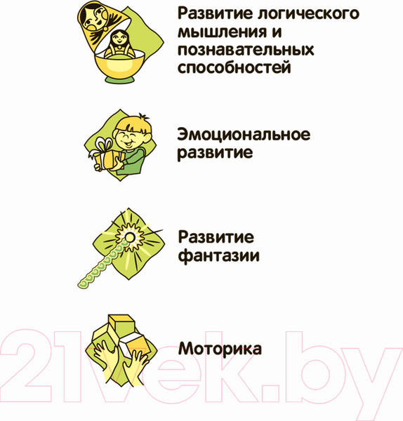 Изображение товара Развивающая игра Bondibon Новогодняя аквамозаика с Буки / ВВ4521