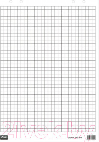 Изображение товара Бумага для флипчарта 2x3 99х66см / B05 (20л)