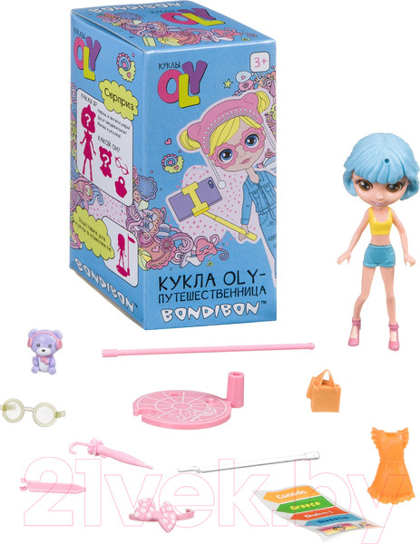 Изображение товара Кукла с аксессуарами Bondibon OLY-путешественница / ВВ4311