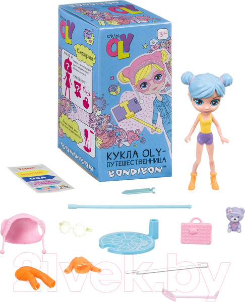 Изображение товара Кукла с аксессуарами Bondibon OLY-путешественница / ВВ4316