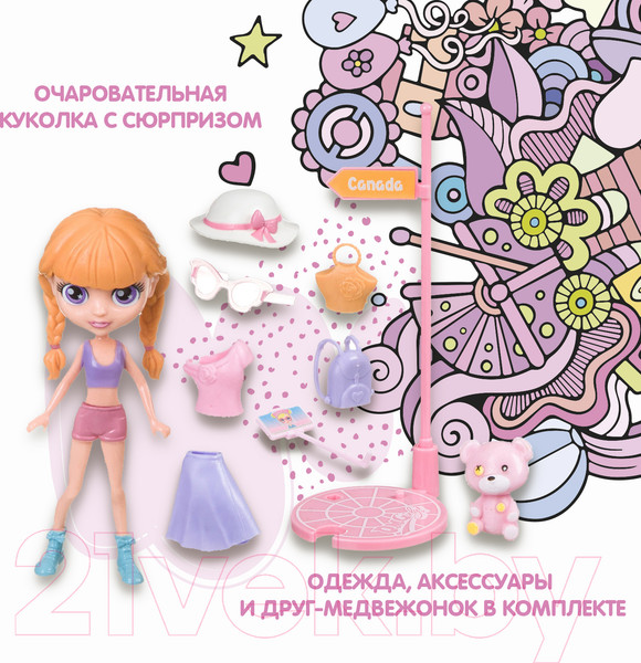 Изображение товара Кукла с аксессуарами Bondibon OLY-путешественница / ВВ4317
