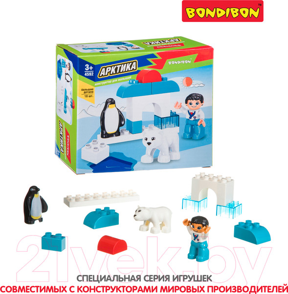 Изображение товара Конструктор Bondibon Арктика / ВВ4592