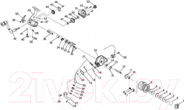 Изображение товара Катушка безынерционная Ryobi Virtus 3000 4+1bb