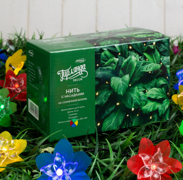 Изображение товара Светодиодная гирлянда Luazon Нить Лилия 4137046 (4.5м)