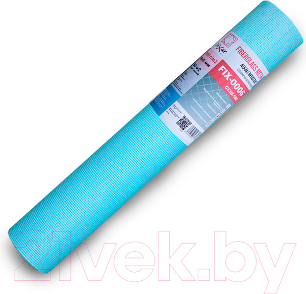 Изображение товара Стеклосетка Fixar Штукатурная ССШ-160 5х5мм / FIX-0006 (1х50м, синий)