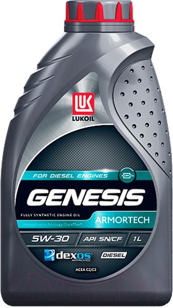 Изображение товара Моторное масло Лукойл Genesis Armortech Diesel 5W30 / 3149148 (1л)