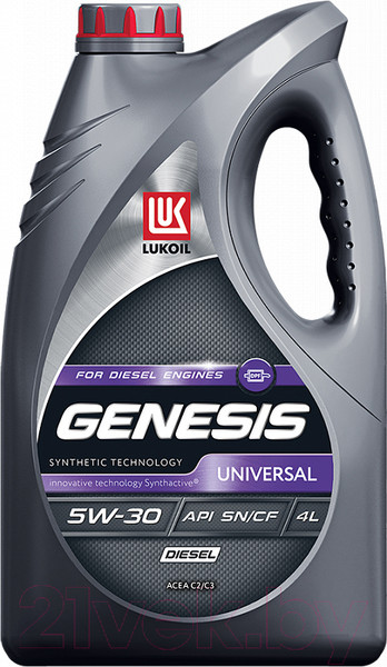 Изображение товара Моторное масло Лукойл Genesis Universal Diesel 5W30 / 3173872 (4л)