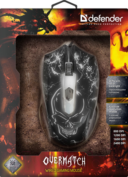 Изображение товара Мышь Defender Overmatch GM-069 / 52069