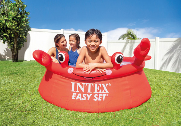 Изображение товара Надувной бассейн Intex Easy Set Веселый краб / 26100NP (183x51)