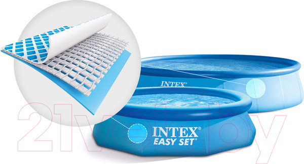 Изображение товара Надувной бассейн Intex EASY SET 28118NP (305x61 с фильтром и насосом)