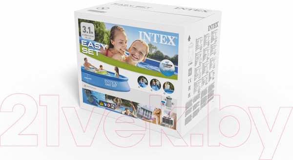 Изображение товара Надувной бассейн Intex EASY SET 28118NP (305x61 с фильтром и насосом)