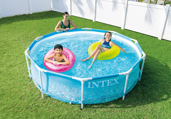Изображение товара Каркасный бассейн Intex Metal Frame Beachside 28206 (305х76)