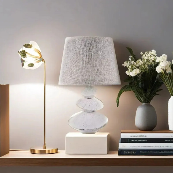 Изображение товара Прикроватная лампа Лючия Стоун-арт 446 (белый)