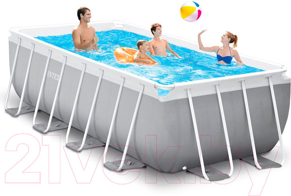 Изображение товара Каркасный бассейн Intex Rectangular Prism Frame / 26790NP (400x200x122)