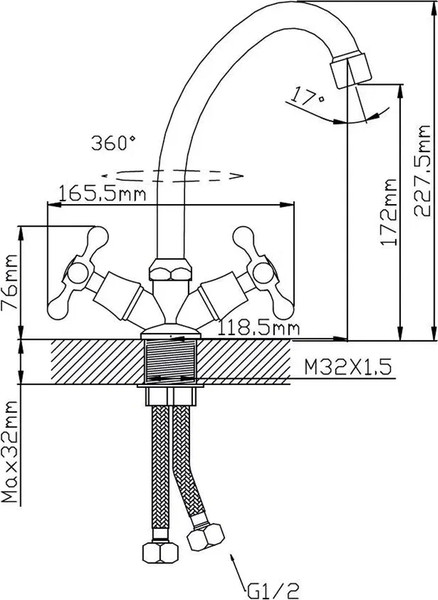 Изображение товара Смеситель Potato P4965