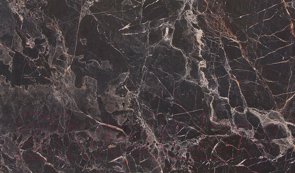 Изображение товара Столешница Горизонт Мебель 26x200 (мрамор черный 3029)