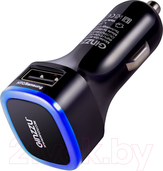 Изображение товара Адаптер питания автомобильный Ginzzu GA-4415UB