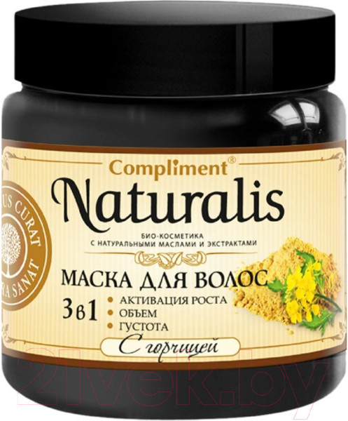 Изображение товара Маска для волос Compliment С горчицей активация роста объем-густота (500мл)