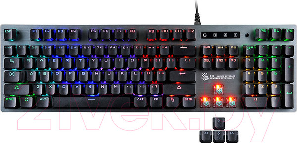 Изображение товара Клавиатура A4Tech Bloody B765 (серый)