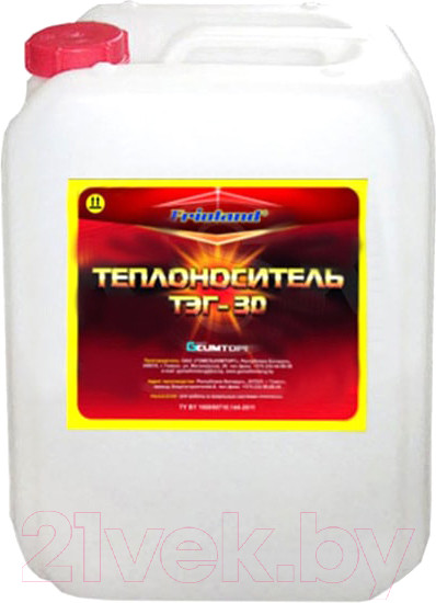 Изображение товара Теплоноситель для систем отопления Frioland ТЭГ-30 Эко (20л)