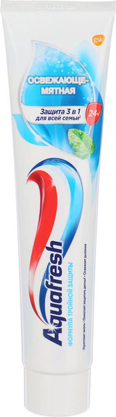 Изображение товара Зубная паста Aquafresh Fresh and Minty Освежающе-Мятная (125мл)