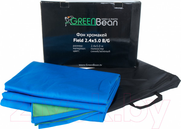 Изображение товара Фон тканевый GreenBean Field 2.4 x 5.0 B/G / 21578