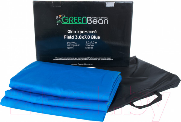 Изображение товара Фон тканевый GreenBean Field 3.0 x 7.0 Blue / 21576