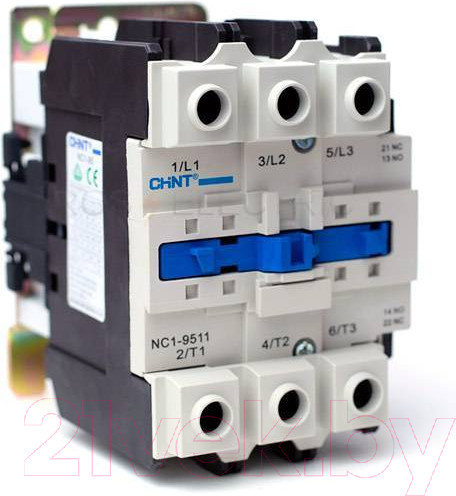 Изображение товара Контактор Chint NC1-9511 95А 400В/АС3 1НО+1НЗ 50Гц / 223171