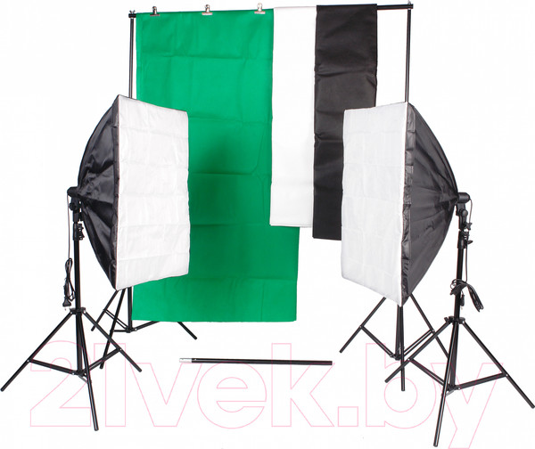 Изображение товара Комплект оборудования для фотостудии Falcon Eyes KeyLight 245 LED SB-BG Kit / 27827