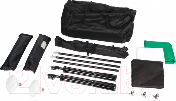 Изображение товара Комплект оборудования для фотостудии Falcon Eyes KeyLight 245 LED SB-BG Kit / 27827