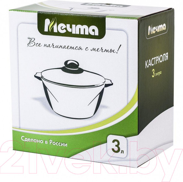 Изображение товара Кастрюля Мечта Гранит M43806 (коричневый)