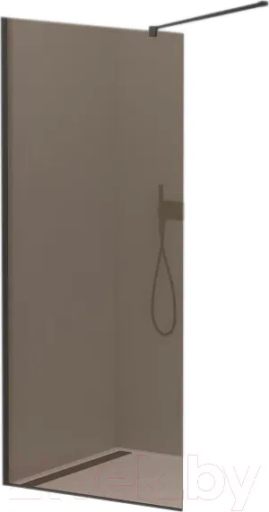 Изображение товара Душевая стенка Cezares Liberta-L-1-80-BR-Nero