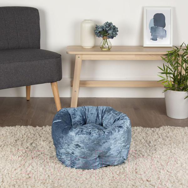 Изображение товара Лежанка для животных Scruffs Velvet / 660740 (синий)