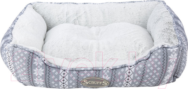 Изображение товара Лежанка для животных Scruffs Santa Paws / 660696 (белый/серый)