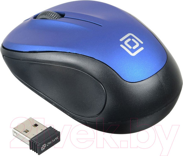 Изображение товара Мышь Оклик 665MW (черный/синий)