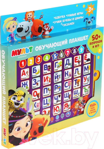 Изображение товара Развивающая игра Умка Сенсорный планшет. Мульт Азбука и счет / HX82015-R16