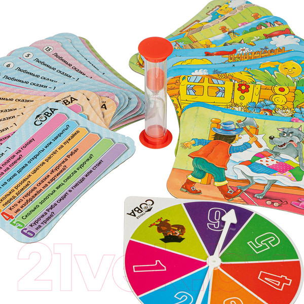 Изображение товара Настольная игра Bondibon Умная сова. Любимые сказки 1 / ВВ4835