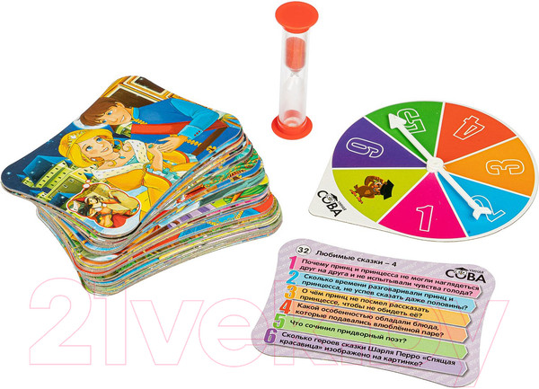 Изображение товара Настольная игра Bondibon Умная сова. Любимые сказки 4 / ВВ4840