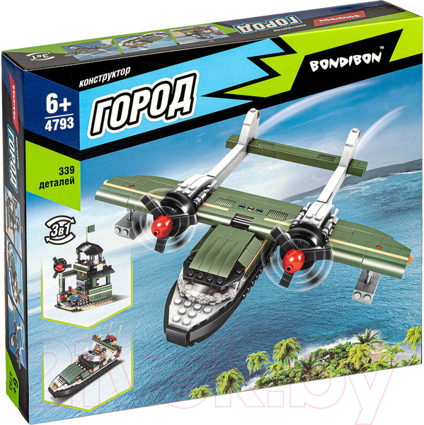 Изображение товара Конструктор Bondibon Город. Водный дозор / ВВ4793