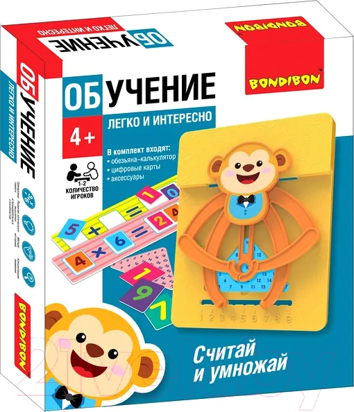 Изображение товара Развивающая игра Bondibon Считай и умножай / ВВ4832