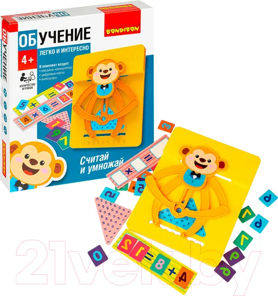Изображение товара Развивающая игра Bondibon Считай и умножай / ВВ4832