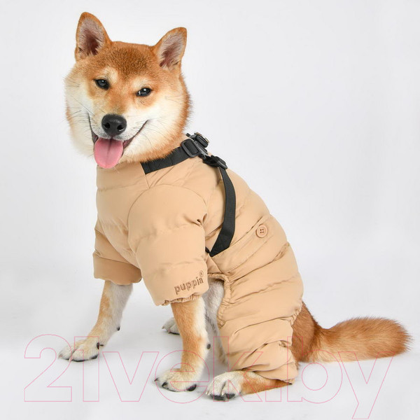Изображение товара Комбинезон для животных Puppia Soft Onesie / PAUD-JP1677-BE-M (бежевый)
