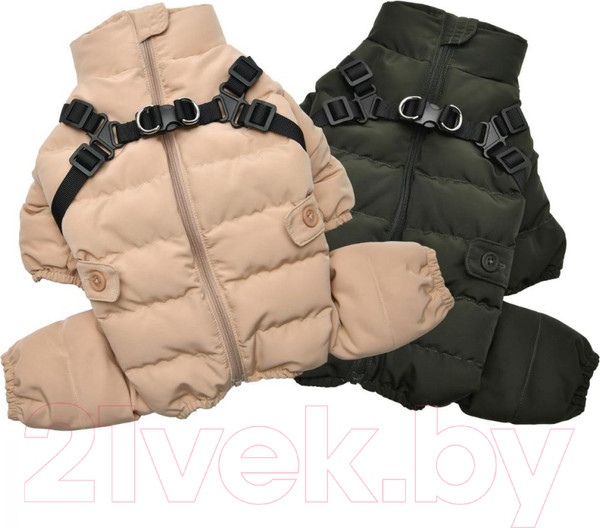 Изображение товара Комбинезон для животных Puppia Soft Onesie / PAUD-JP1677-BE-M (бежевый)