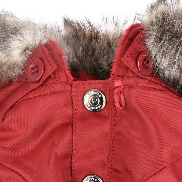 Изображение товара Куртка для животных Puppia Brock с капюшоном / PAUD-JM1851-RD-L (красный)