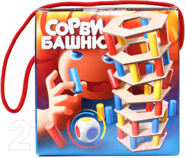 Изображение товара Настольная игра Десятое королевство Сорви башню. Цветная / 02986